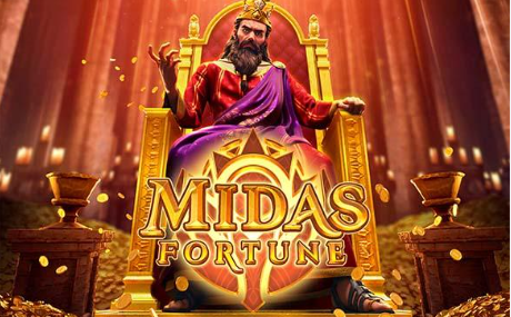 Midas Fortune, slot, Rei Midas, jogos de cassino, fortuna, ouro, rodadas grátis, símbolos Wild, jogo de bônus, mitologia grega